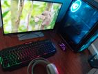 Gaming PC Full Set i5 7th Gen GTX 1080 8GB Monitor + Accessories