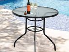GARDEN / BALCONY OUTDOOR TABLE 76CM 🍄‍🟫
