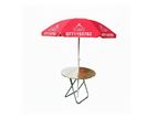 Garden Beach Umbrella With Table