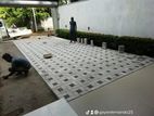 Garden Design Interlock Paving Malaysian Grass Landscaping