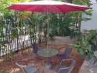 Garden Table With Umbrella