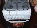 Gas 4 Burner Cooker with Oven