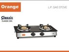 Gas Cooker 2 B Orange Classic