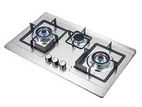GAS COOKER 3B HUB SS V/NATIONAL QG375