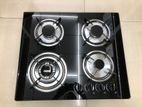 Gas Cooker 4 B Hub Glass Happyhome