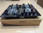 Gas Cooker 4 Burner Hy-614 G Glass Top
