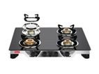Gas Cooker 4 Burner RSGC-611G Glass Top Richsonic