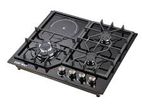 GAS COOKER 4B HUB WITH HOT PLATE GLASS