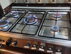 Gas Cooker 5 Burners