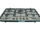 Gas Cooker 5B HUB SS GCS5B V/National