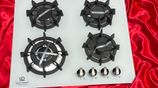 GAS COOKER HOB 4 BURNER GLASS TOP WHITE NEW
