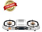 Gas Cooker Orange 2 Burner Glitter 201