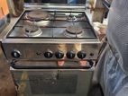 Gas Cooker Oven with Electric Plate