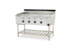 Gas Griddle with Stand - Full Flat