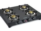 Gas Stove 4 Burner Glass Top Richsonic