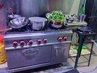 Gas Stove 6 Burner with Oven