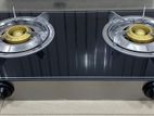Gas Stove Two Burner Glass Top Eureka
