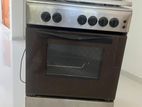 Gas stove with oven