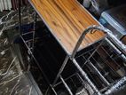 Gas Table with Plate Rack