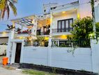 Gated Area Solar Power AC With Box Modern Luxury 5 BR House Sale Negombo
