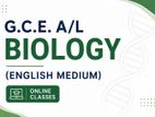 G.C.E. A/L Biology (English Medium) – Online Classes