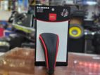 Gear Knob Cover Black with Red Line