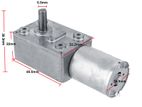 Gear Motor Rpm 10 - 20 Rmp 12-24v 10kg / High Torque self-locking new