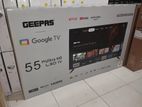 GEEPAS 55 inch 4K Smart Google TV UHD DOLBY LED