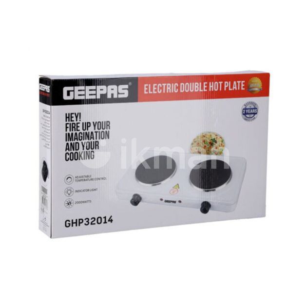 Geepas Electric Double Hot Plate 2000W GHP32014 for Sale in