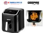 GEEPAS GAF37527 5L digital air fryer 99% less oilfrying