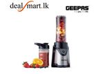 Geepas Personal Blender- GSB44075 N 500 W with 2 Plastic Sport Bottles