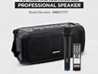 Geepas Portable And Rechargeable Professional Speaker GMS11171