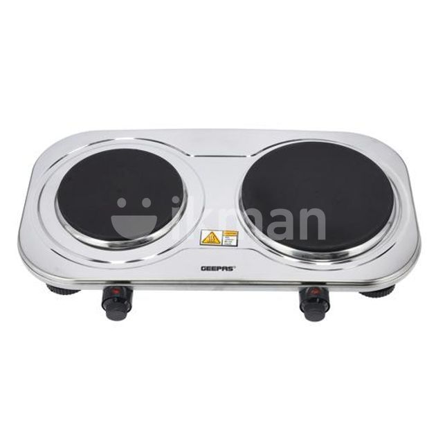 Geepas Stainless Steel Double Hotplate Ghp32024 for Sale in Colombo 3 ikman