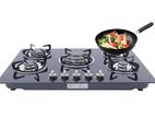 Gelinjie Glass Top Luxury Design Cooker - 5 Burner