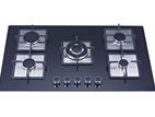 Gelinjie Luxury Type 5 Burner Glass Top Cooker