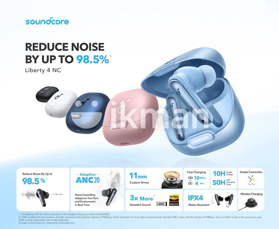 Genuine Anker Liberty 4 NC Wireless Noise Cancelling Earbuds for Sale in  Mount Lavinia