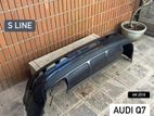 Genuine Audi Q7 2018 S Line rear bumper complete