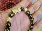 Genuine Black Osbidian Bracelets