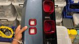 Genuine Defender 2025 P300e rear bumper LED lights