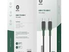 Genuine Green Lion USB-C to Type-C 60W TPE Cable 1M
