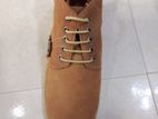 Leather Tan Ankle Shoes