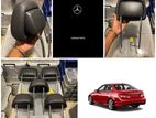 Genuine Mercedes C Class C180 leather seat head rests