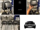 Genuine Mercedes E E300 E200 2015 front leather seat headrest - Black