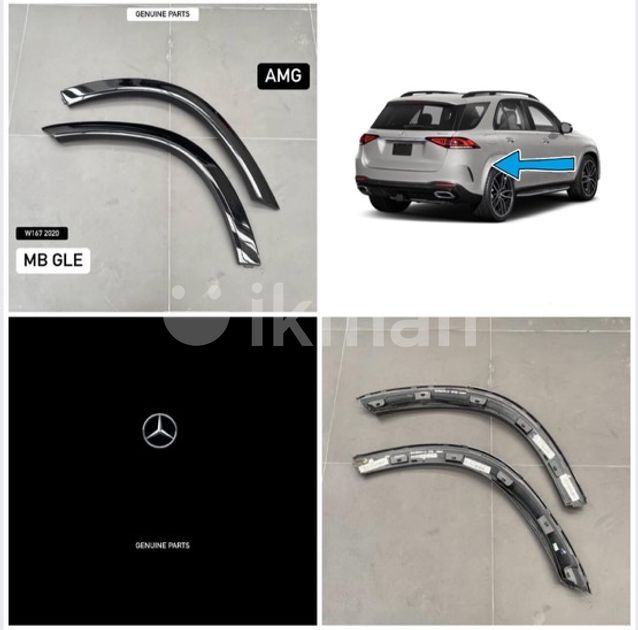 Genuine Mercedes GLE GLE300d AMG 2021 rear bumper wheel arch moudling ...