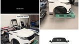 Genuine Range Rover Velar 2019 face cut bumper bonnet headlight