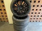 Genuine Range Rover Vogue Sport 2020 22” Alloy Wheels with Tyres - BLACK