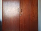 Genuine Rare Burma Teak Wood Wardrobe (2D) with Unique Rotating Drawer