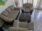 Velvet Sofa with Table
