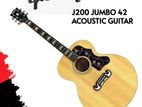 Gibson J200 Solid Spruce Top 43 Inches Jumbo Acoustic Guitar(Natural)
