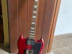 Gibson Sg Electric Guitar With Amplifier